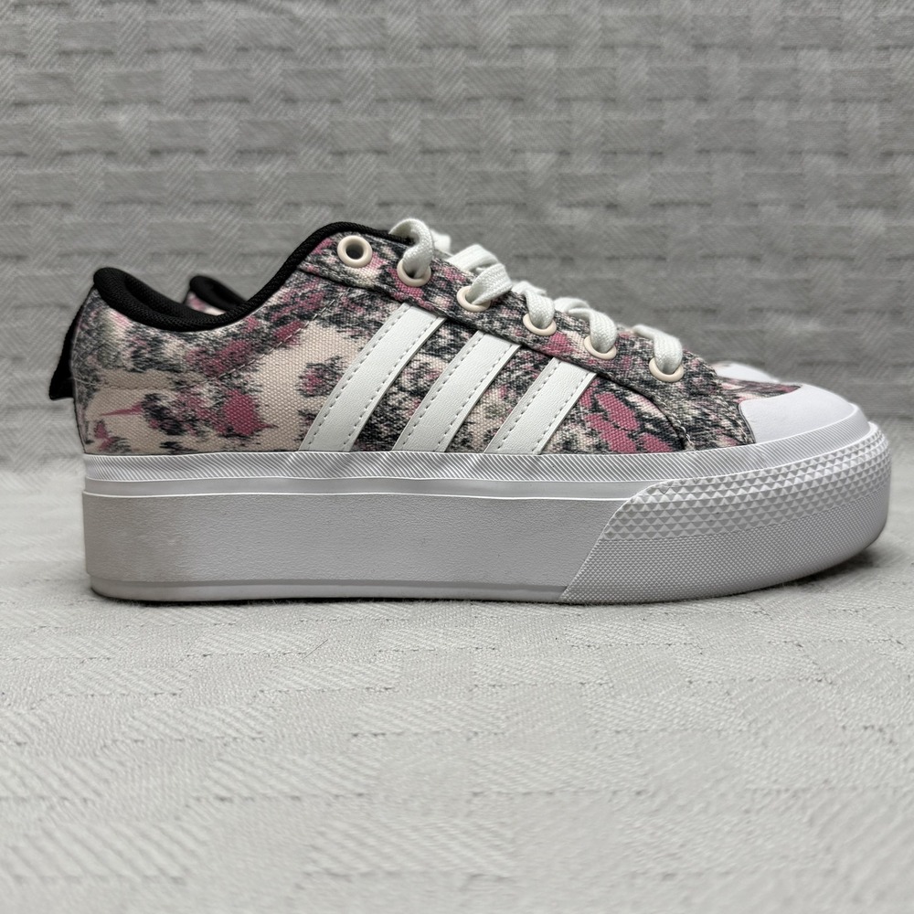 Adidas Bravada Platform 2.0 Wonder Quartz Camo‎ Womens Size 5 White